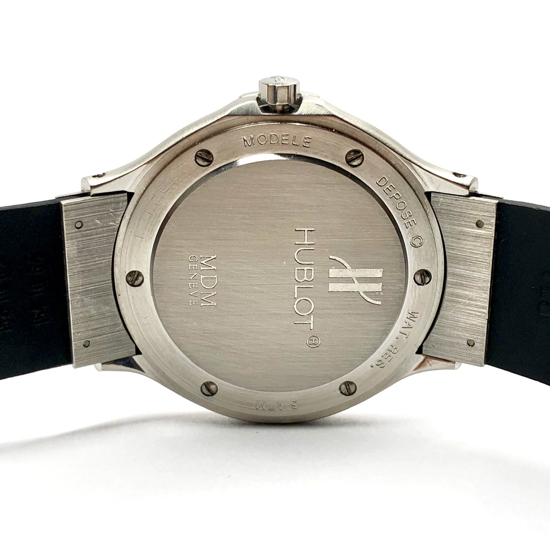 Hublot | Accessories | Hublot Mdm 523 36mm Quartz Steel 11tcw Diamond Watch  | Poshmark