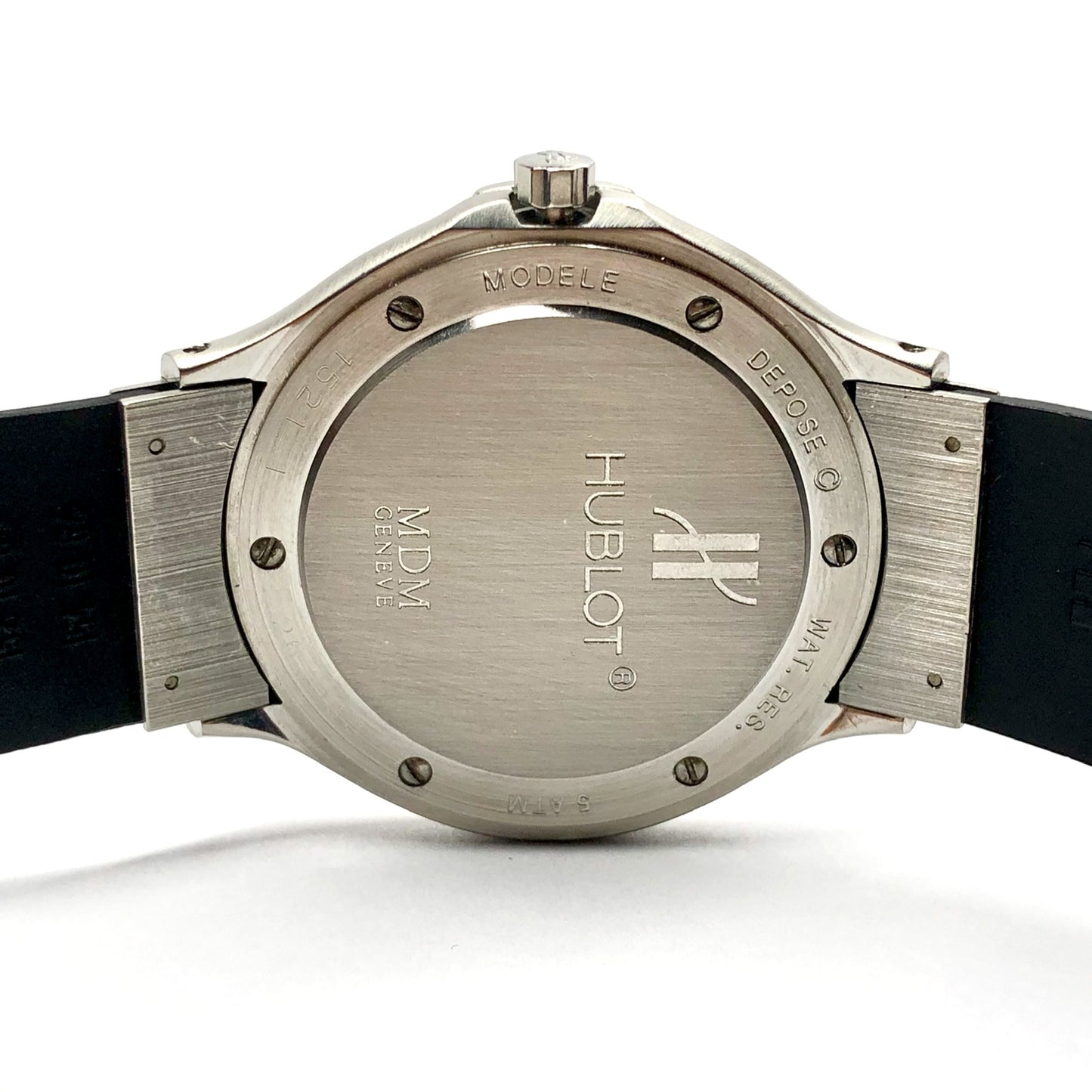 HUBLOT MDM 1523, 36mm Quartz Steel 0.72TCW DIAMOND Watch