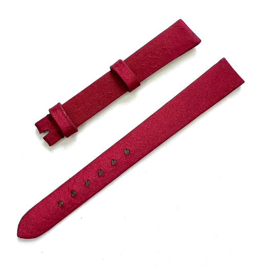 FRANCK MULLER 12/10mm Burgundy Satin/Leather Strap Band