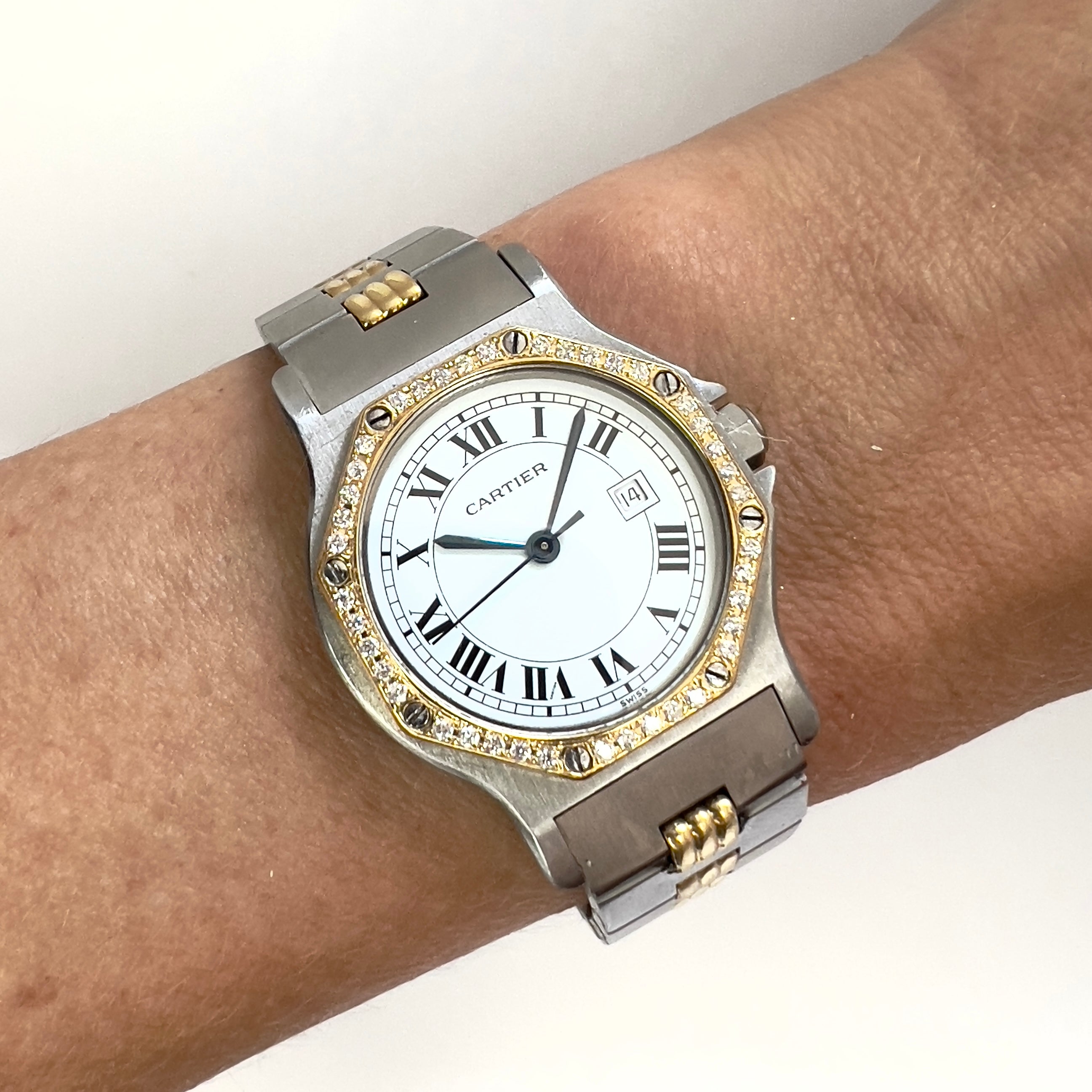 Cartier discount santos octogonal