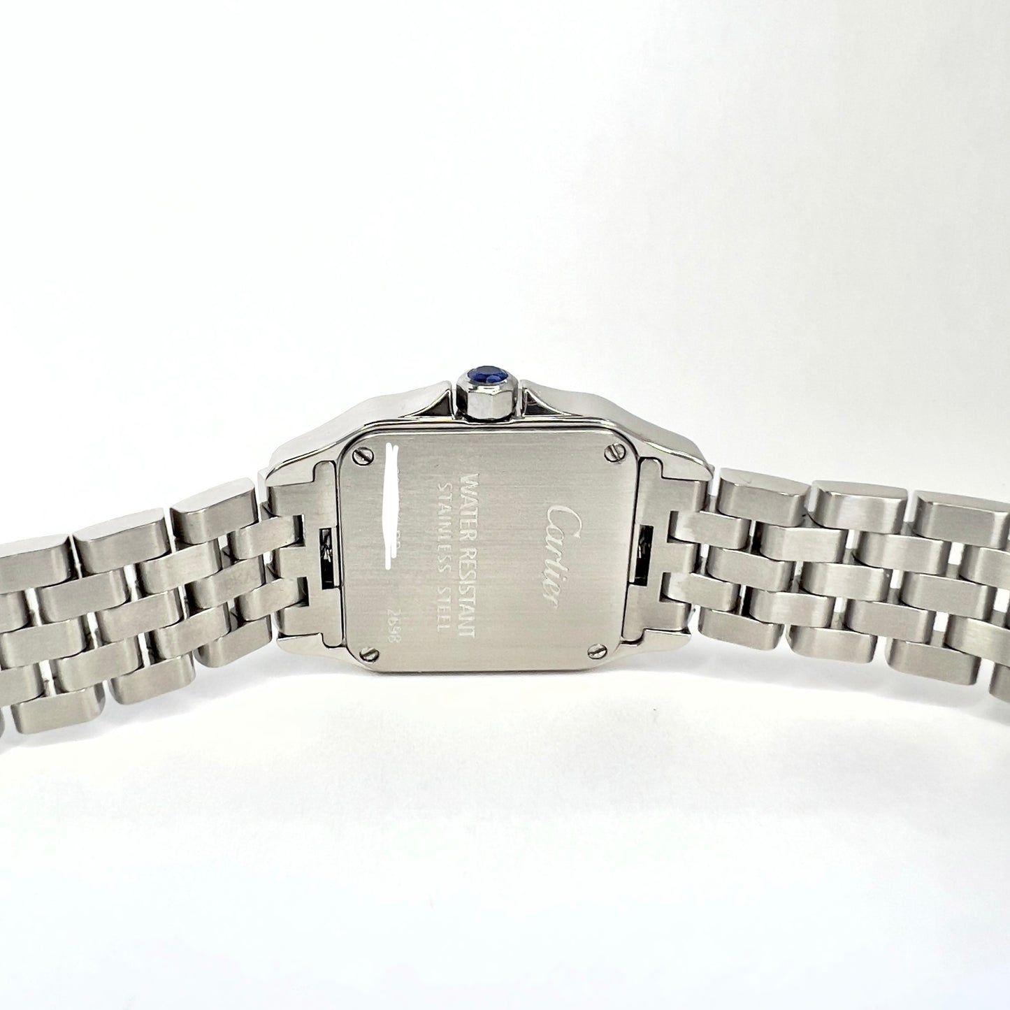 CARTIER SANTOS DEMOISELLE 2698 Quartz 20mm Steel 1.05TCW Diamond Watch