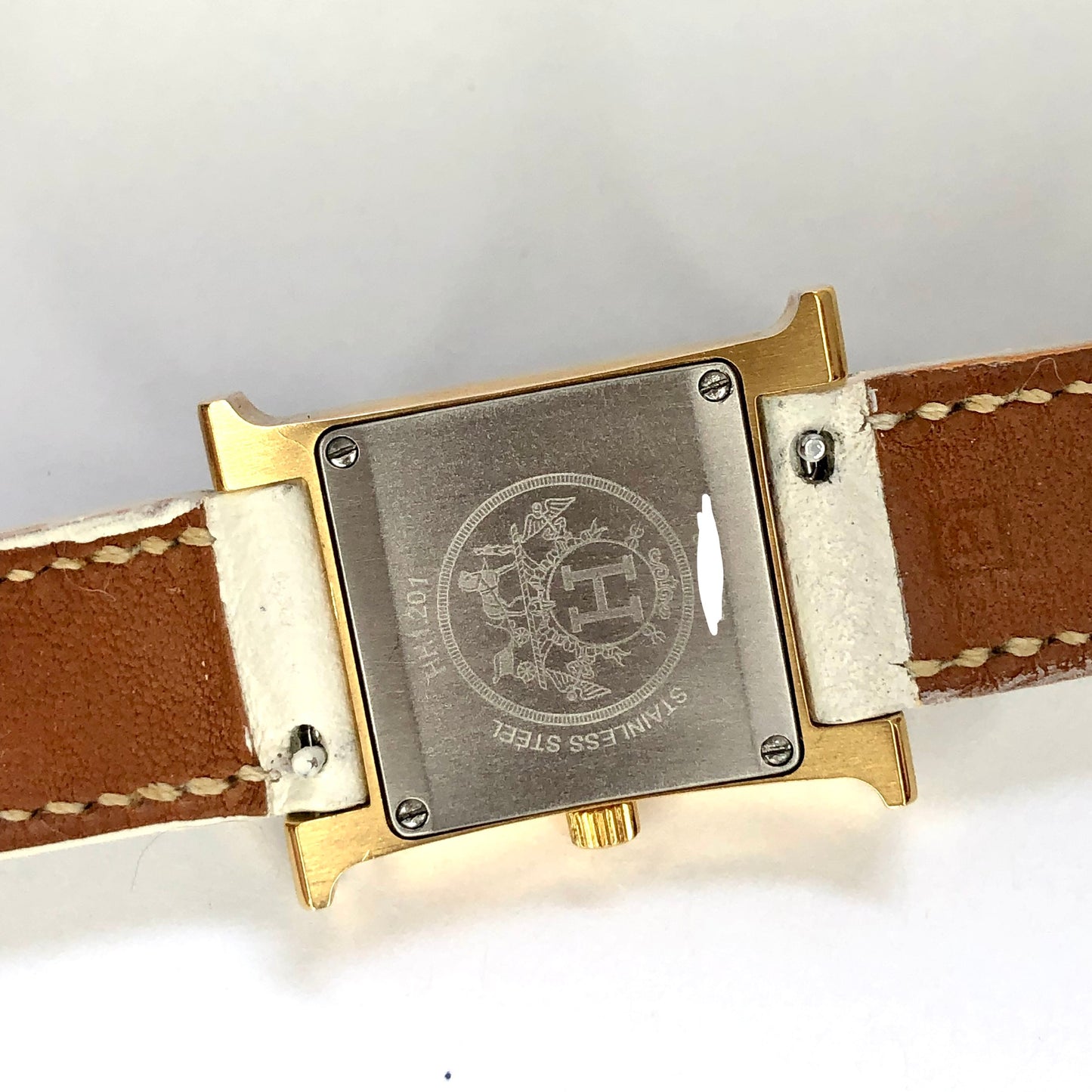HERMÈS HEURE H 25mm Two Tone 0.91TCW DIAMOND Watch NEW Model