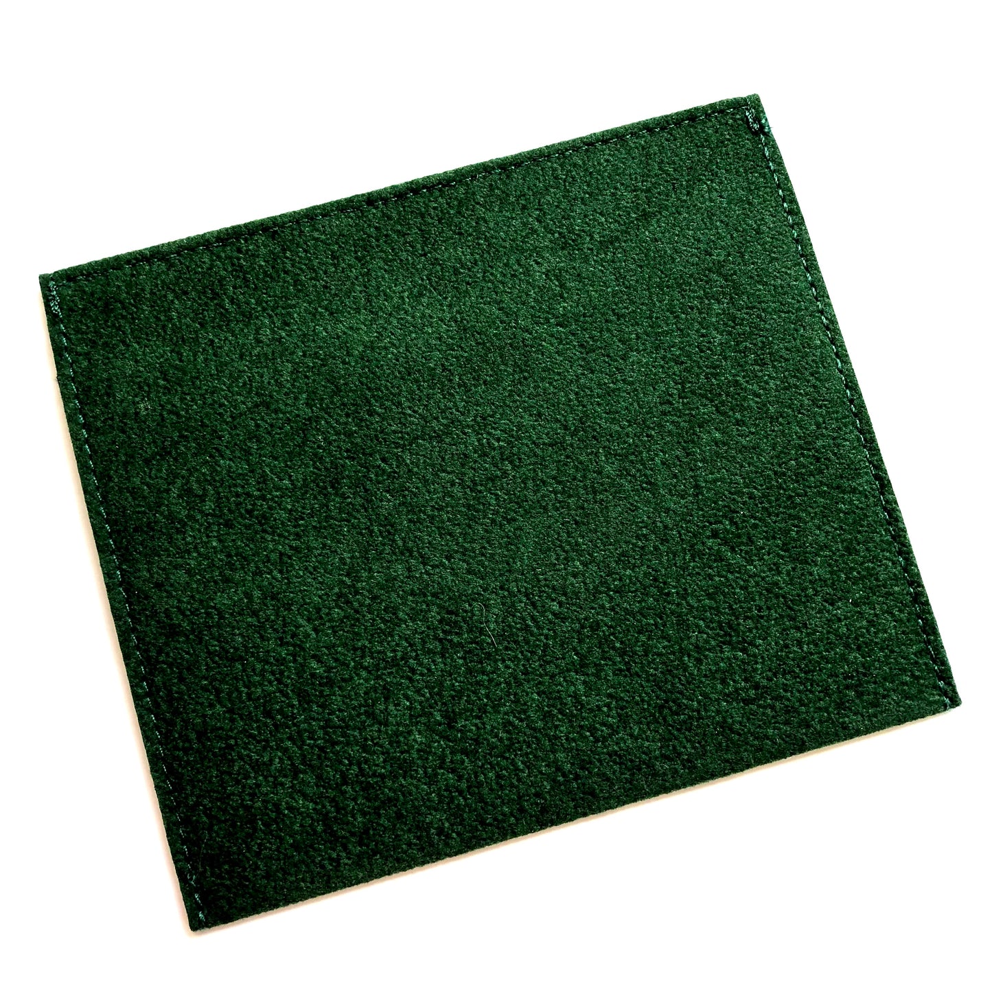 ROLEX Green Faux Suede Pouch 5.25 x 4.5 inches