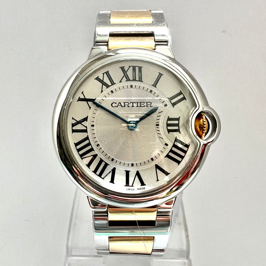 CARTIER BALLON BLEU 36mm Quartz 2 Tone Watch