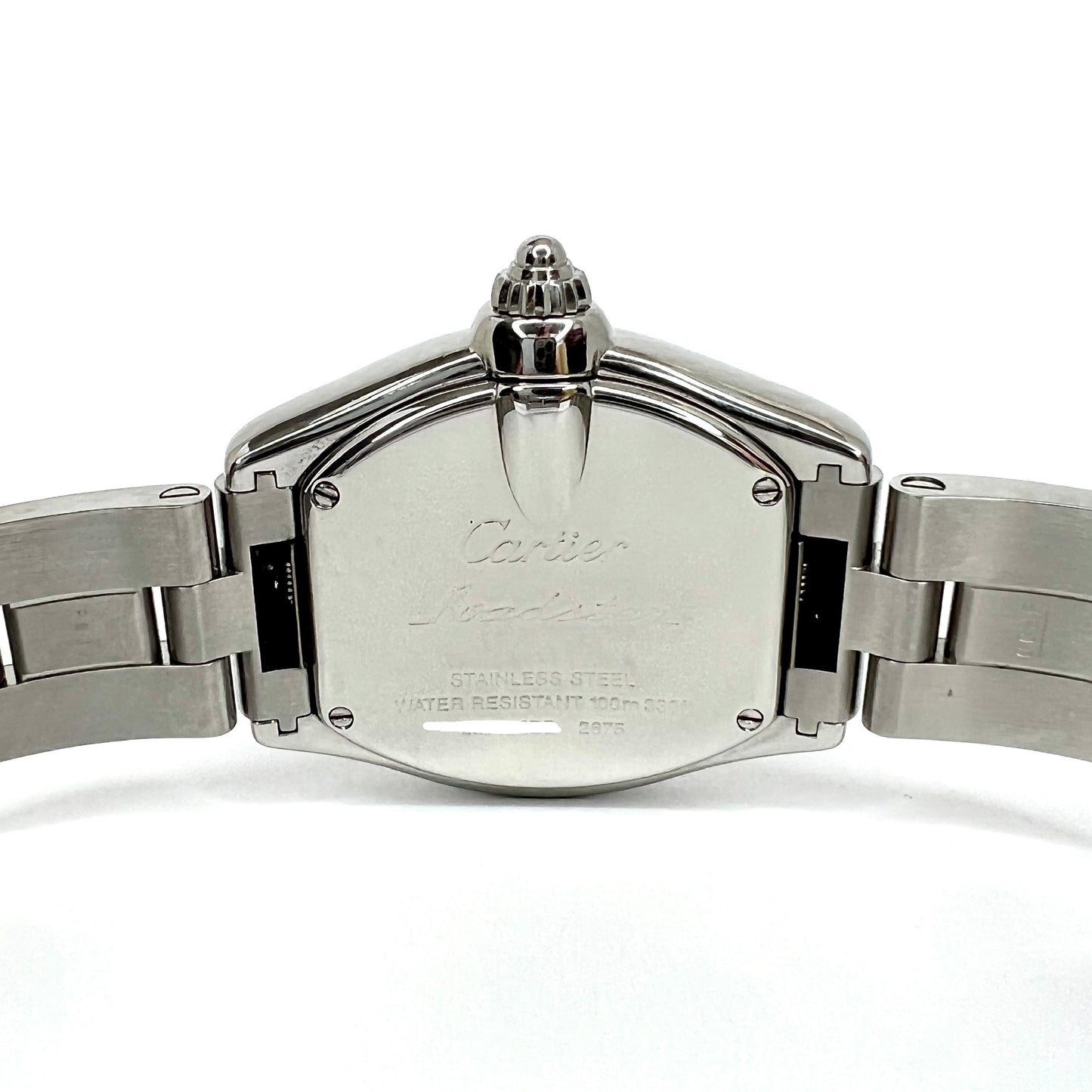 CARTIER ROADSTER Quartz 31mm Steel 1.43TCW Diamond Watch
