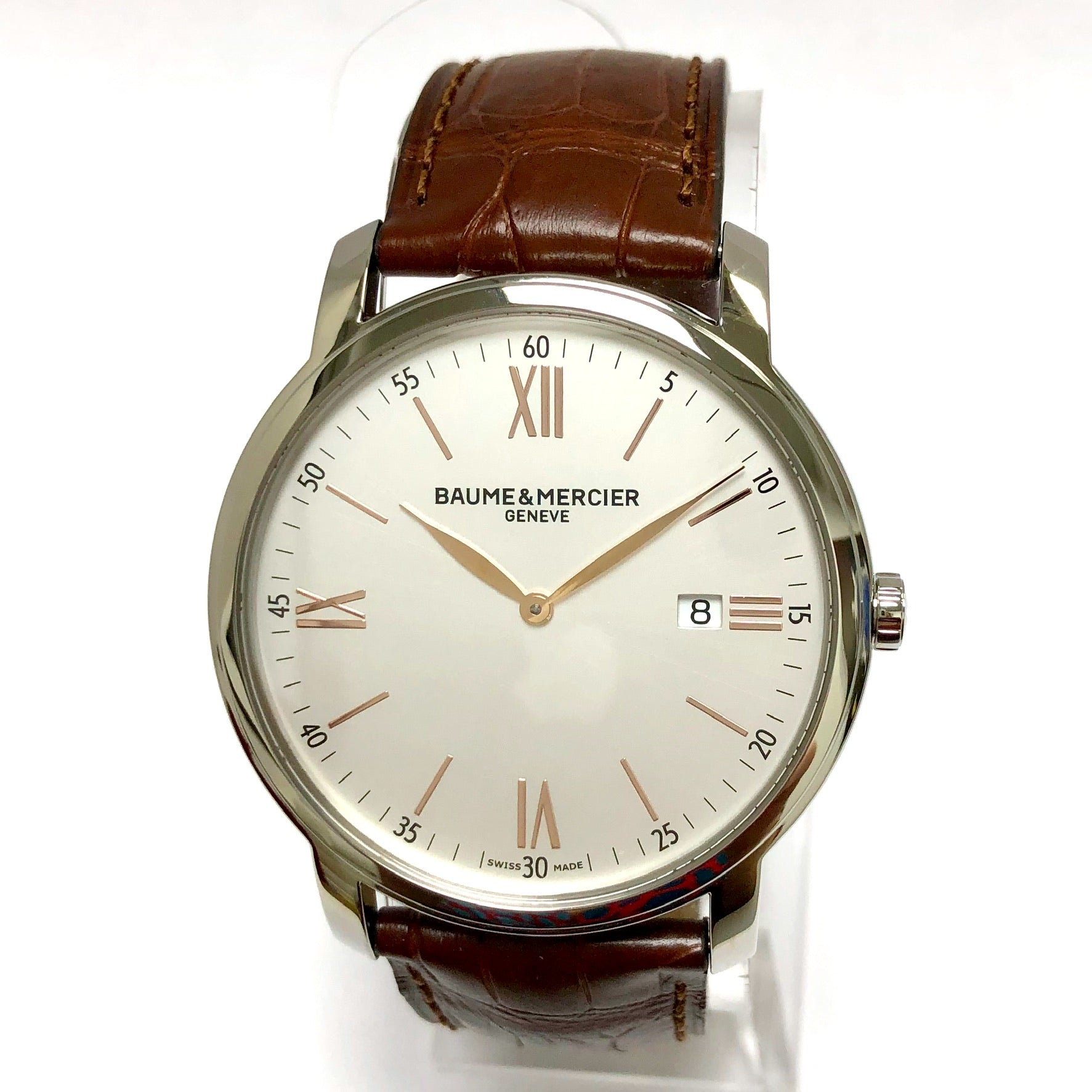 BAUME MERCIER CLASSIMA 42 mm Quartz Steel Men s Watch NATILUXIA