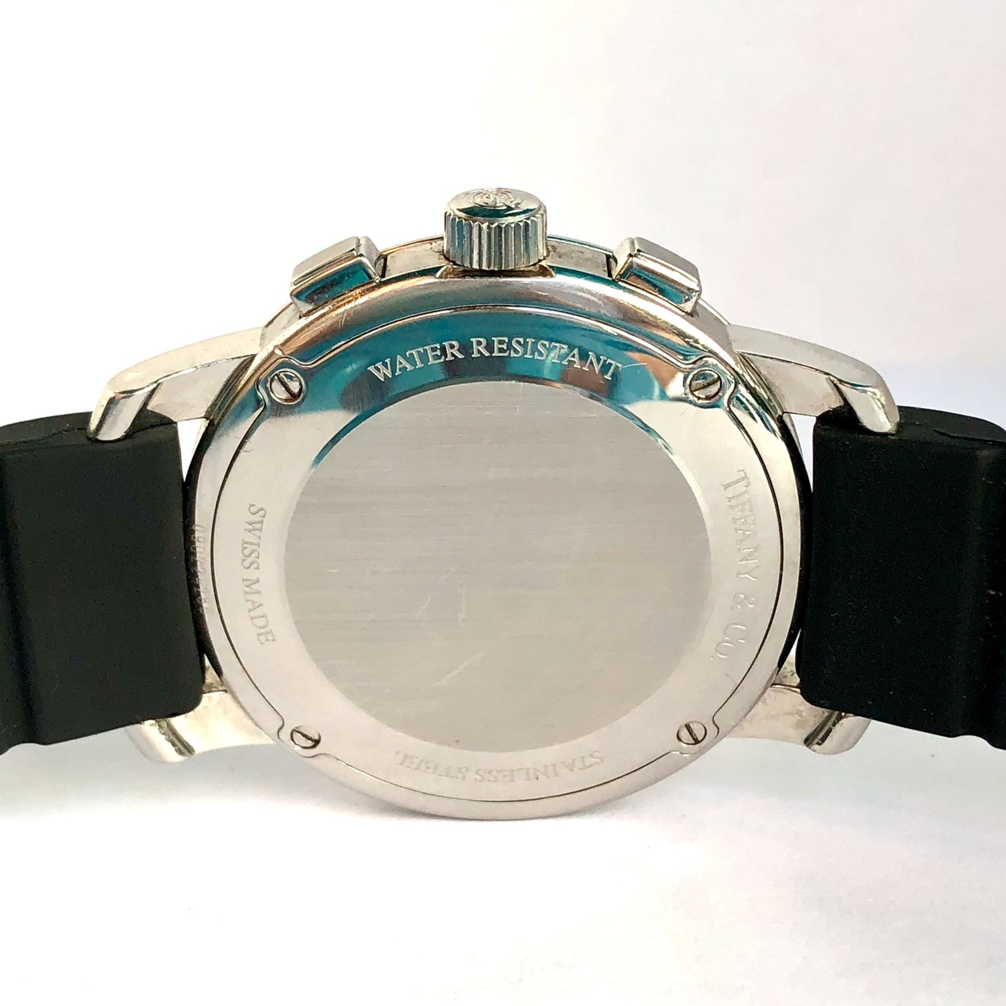 TIFFANY & CO. Chronograph Quartz 36mm Steel DIAMOND Watch