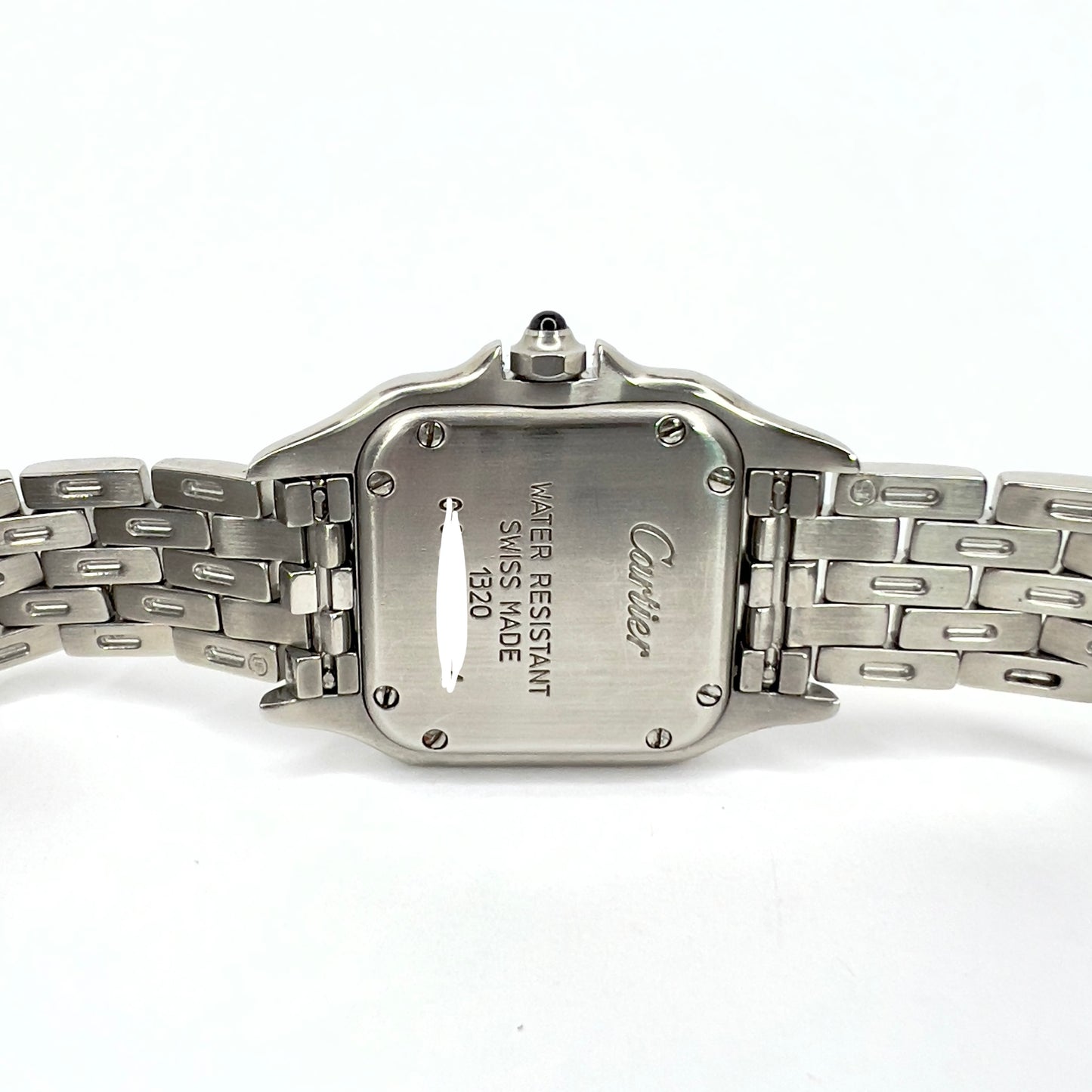 CARTIER PANTHERE Quartz 22mm Steel 0.70TCW Diamond Watch