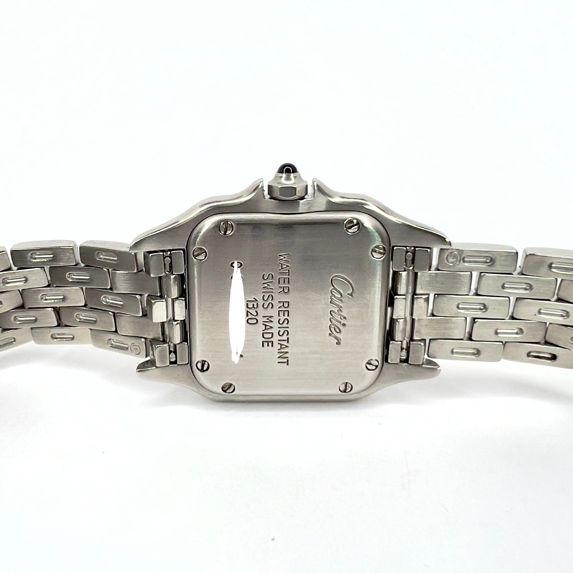 CARTIER PANTHERE Quartz 23mm Steel 0.55TCW Diamond Watch