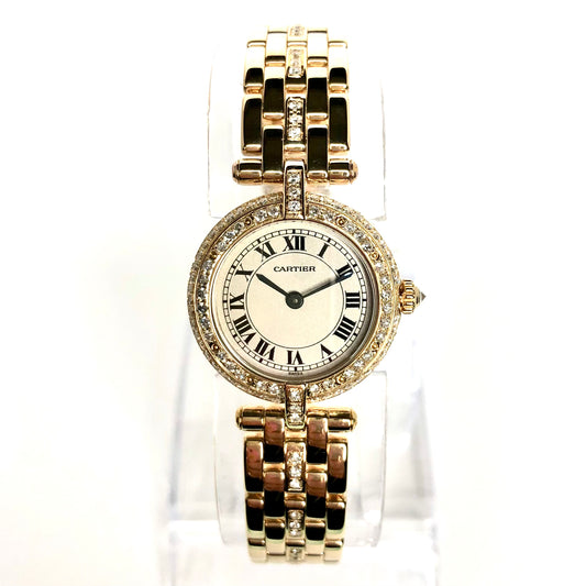 CARTIER PANTHERE VENDOME 24mm 18K Yellow Gold Diamond Watch