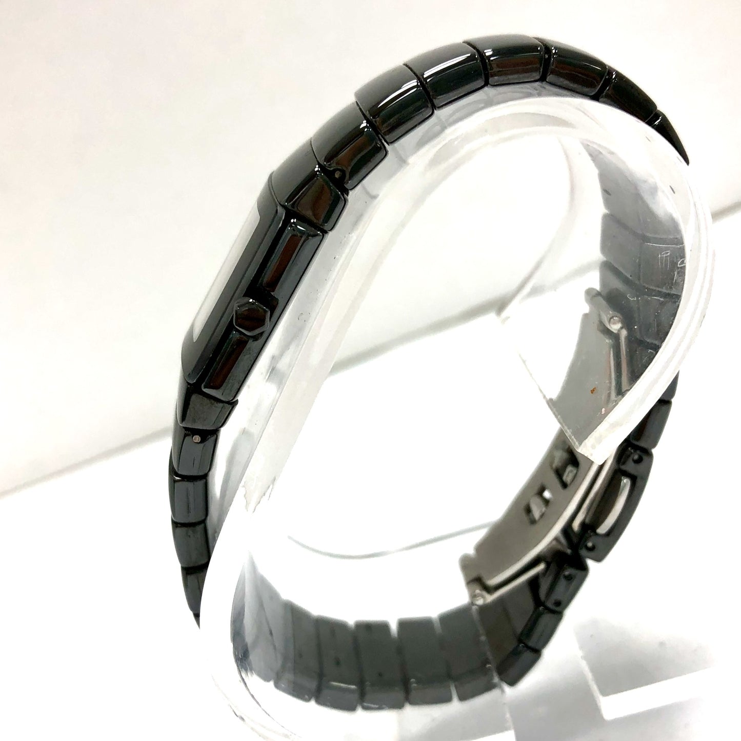 RADO DIASTAR JUBILÈ Wuartz 21mm Steel, Black High-Tech Ceramics & Titanium Watch Factory Diamonds