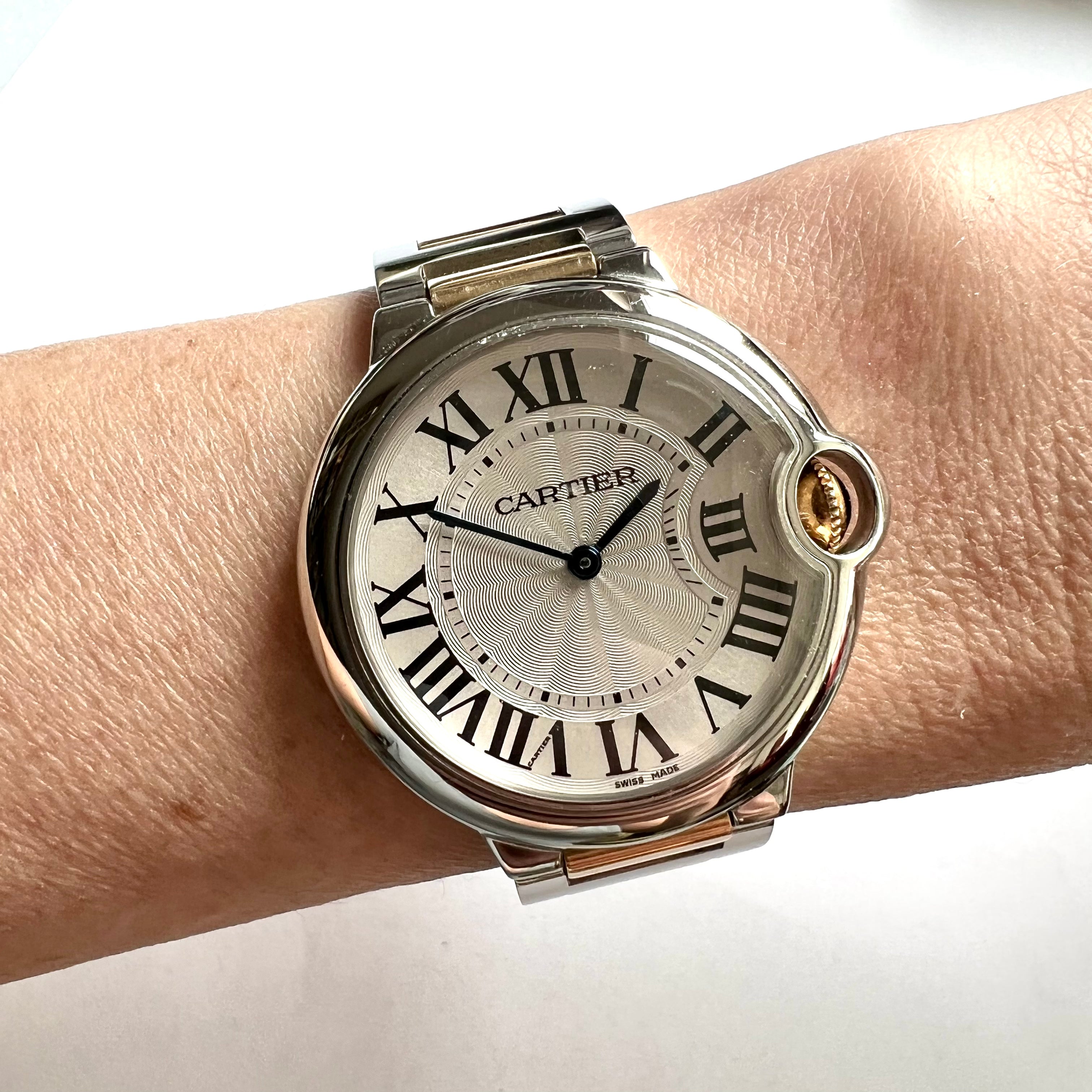 Cartier ballon clearance bleu quartz movement