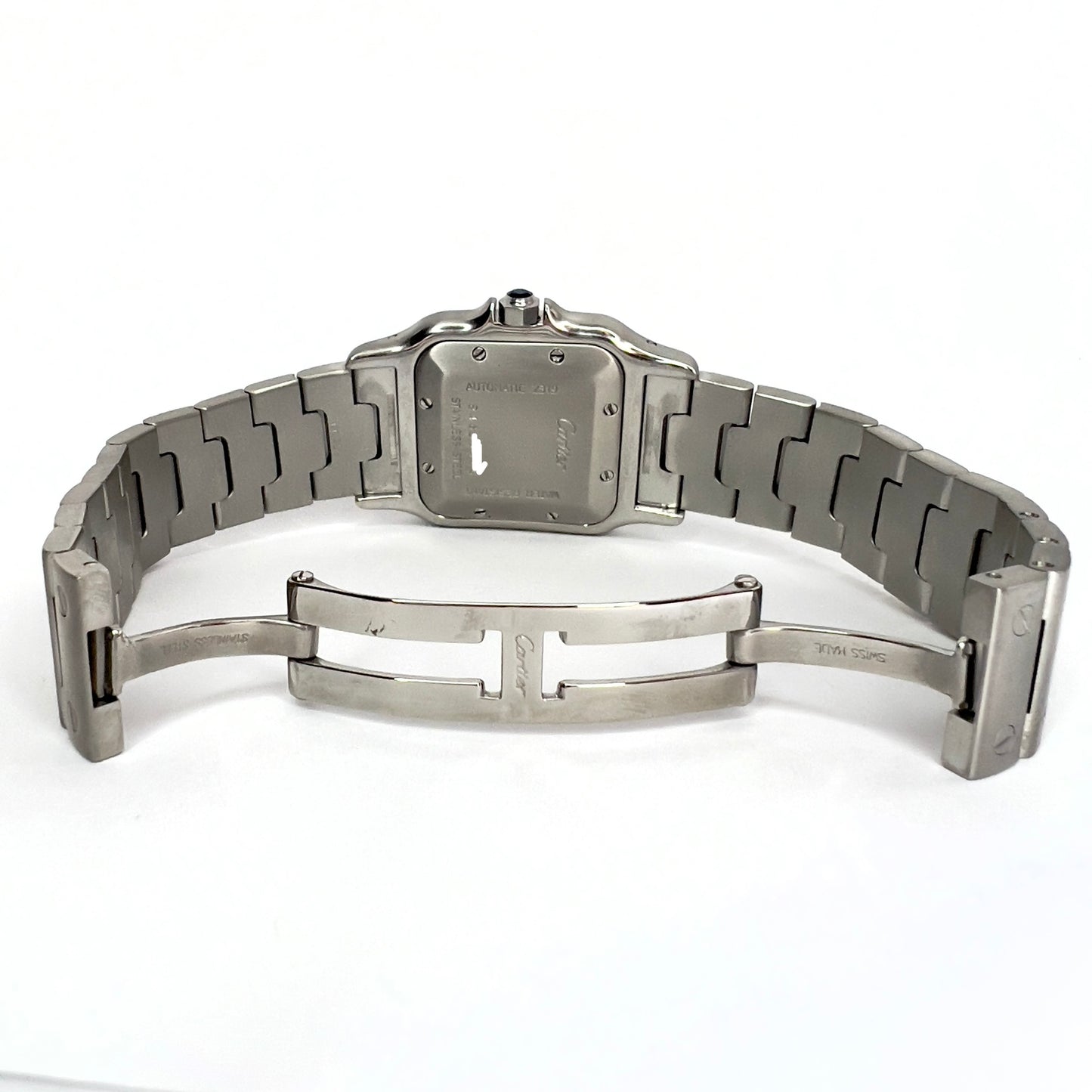CARTIER SANTOS GALBEE 29mm Automatic Steel 0.85TCW Diamond Watch