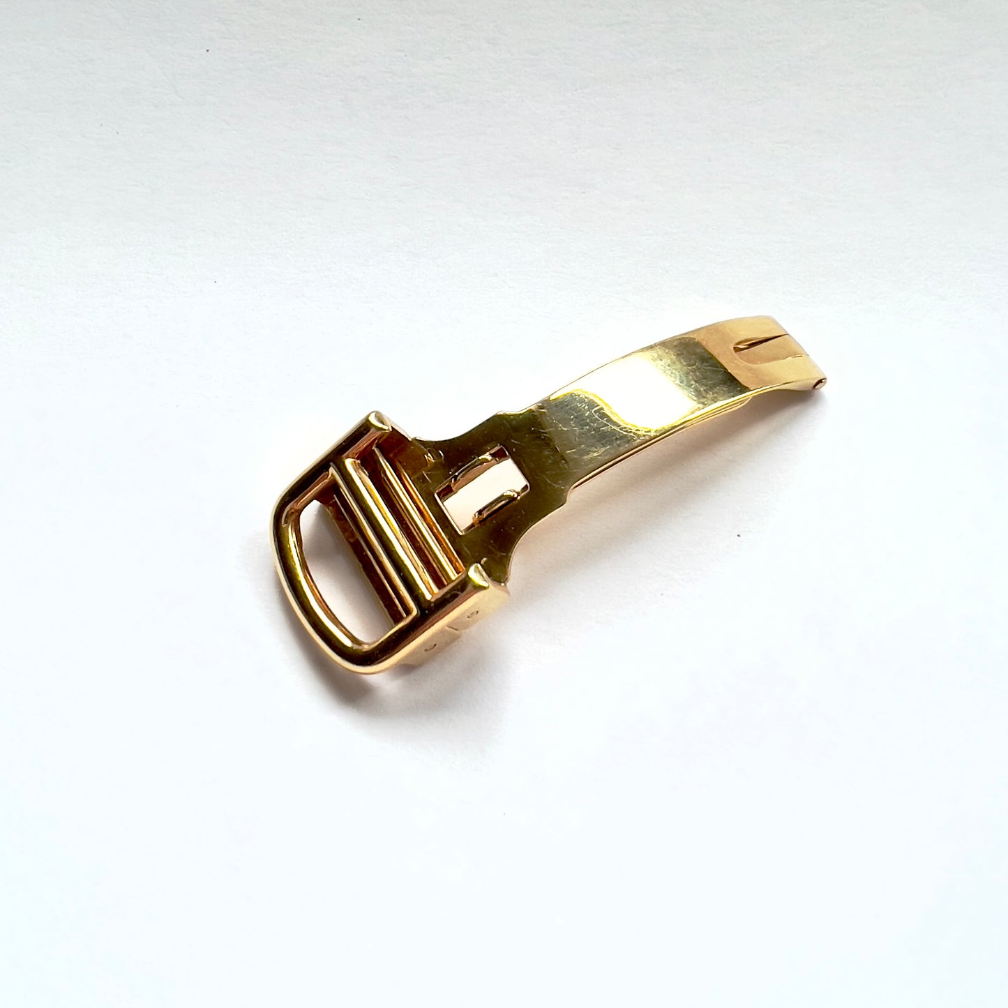 CARTIER 18K Yellow Gold 14mm Deployment Buckle