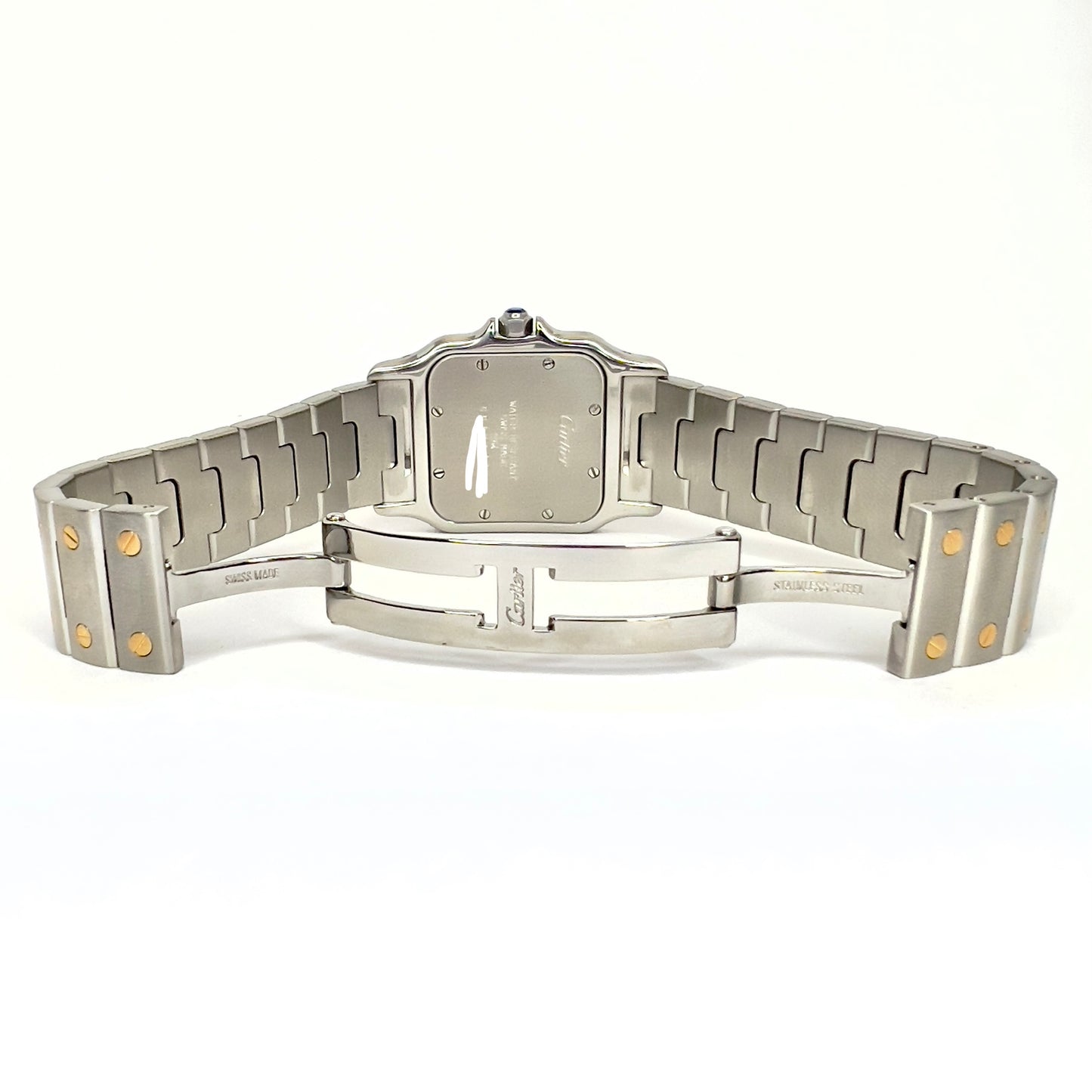 CARTIER SANTOS GALBEE 29mm Quartz 2 Tone 1.70TCW Diamond Watch NEW Model