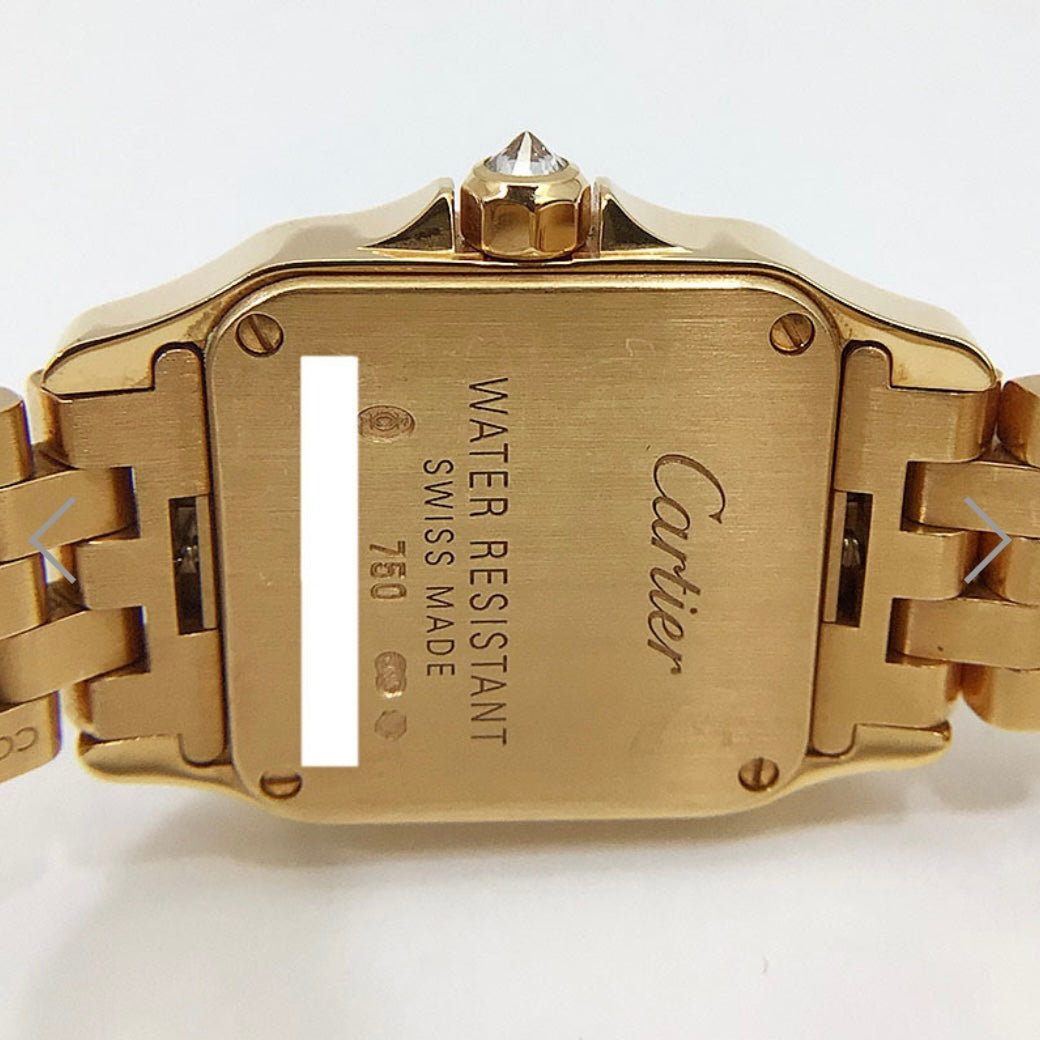 CARTIER SANTOS DEMOISELLE 20mm 18K Yellow Gold ~1TCW DIAMOND Watch