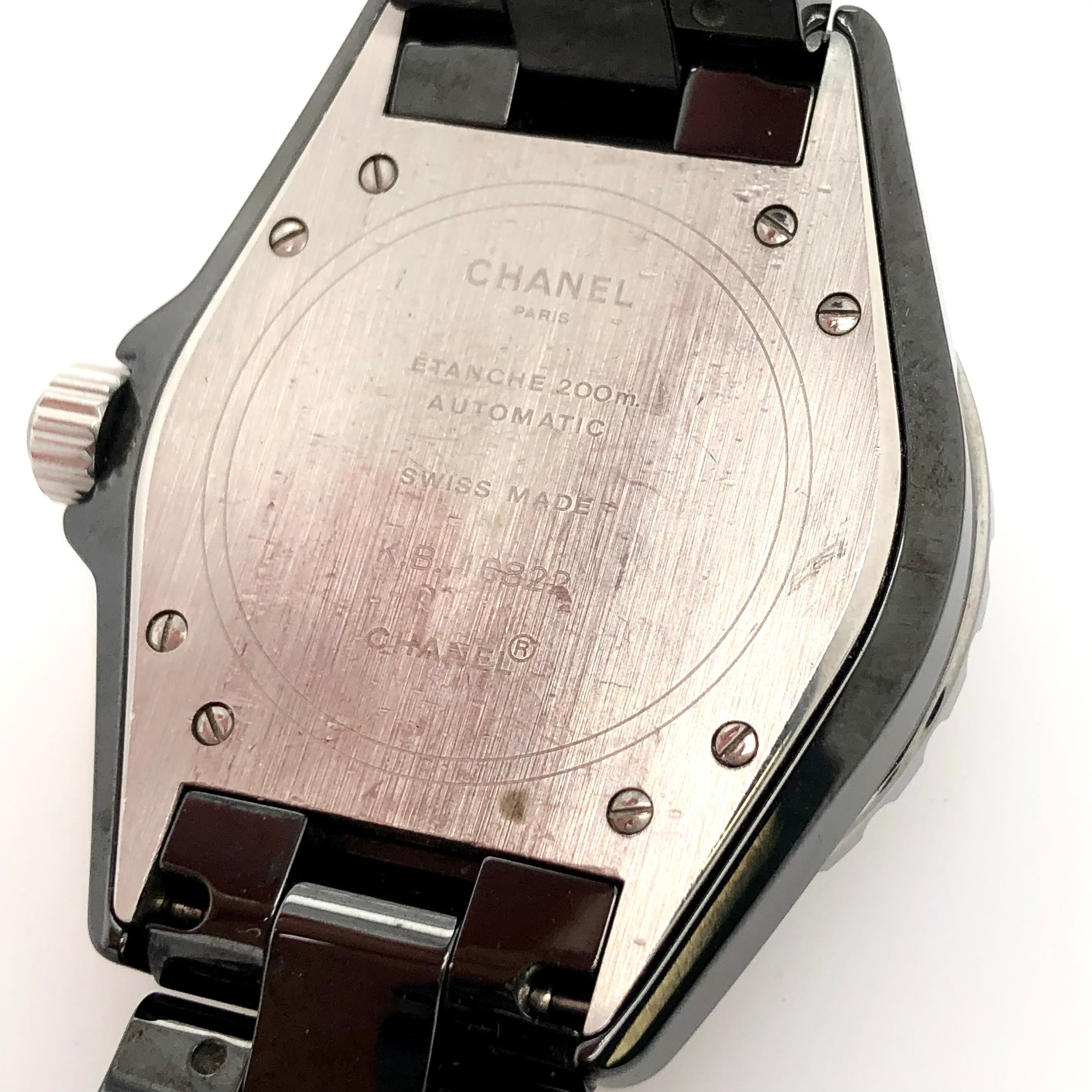 Chanel stainless steel on sale back water resistant