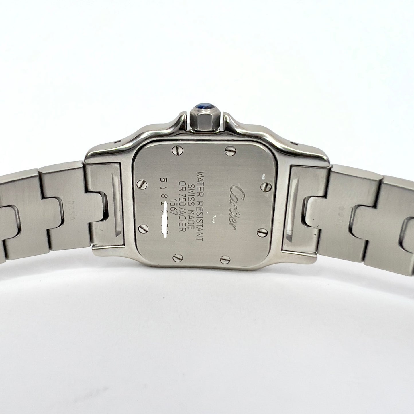 CARTIER SANTOS GALBEE 24mm Quartz 2 Tone 0.7TCW Diamond Watch NEW Model