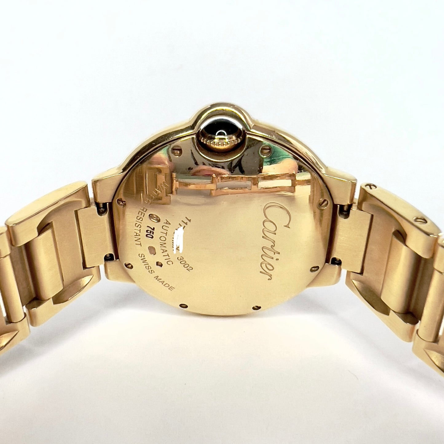 CARTIER BALLON BLEU 36mm Automatic 18K Yellow Gold Watch