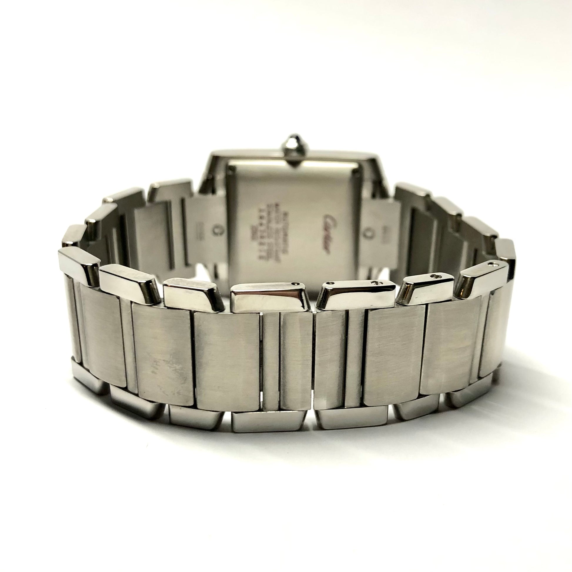 CARTIER TANK FRANCAISE Automatic 28mm Steel 0.85TCW DIAMOND Watch