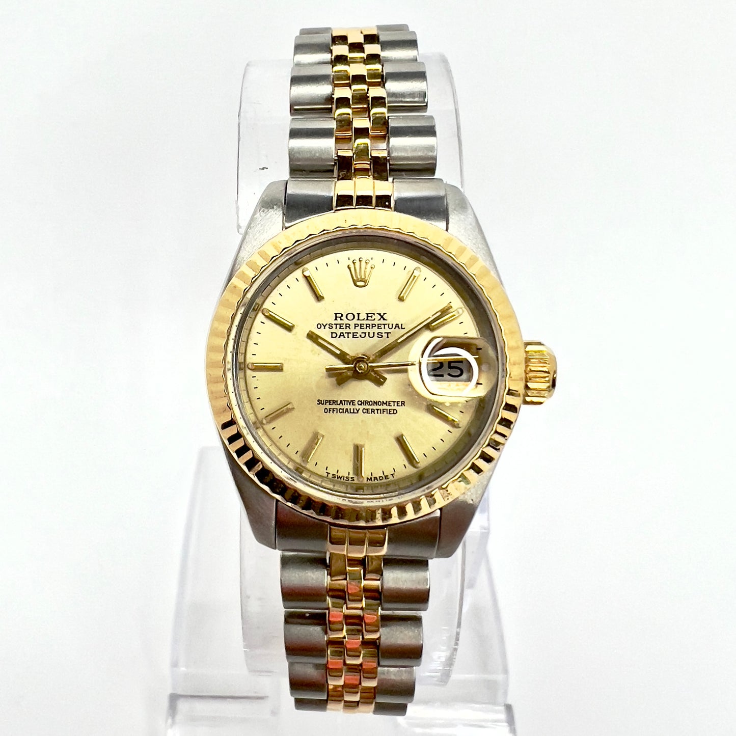 ROLEX Oyster Prepetual DATEJUST Automatic 26mm 2 Tone Watch