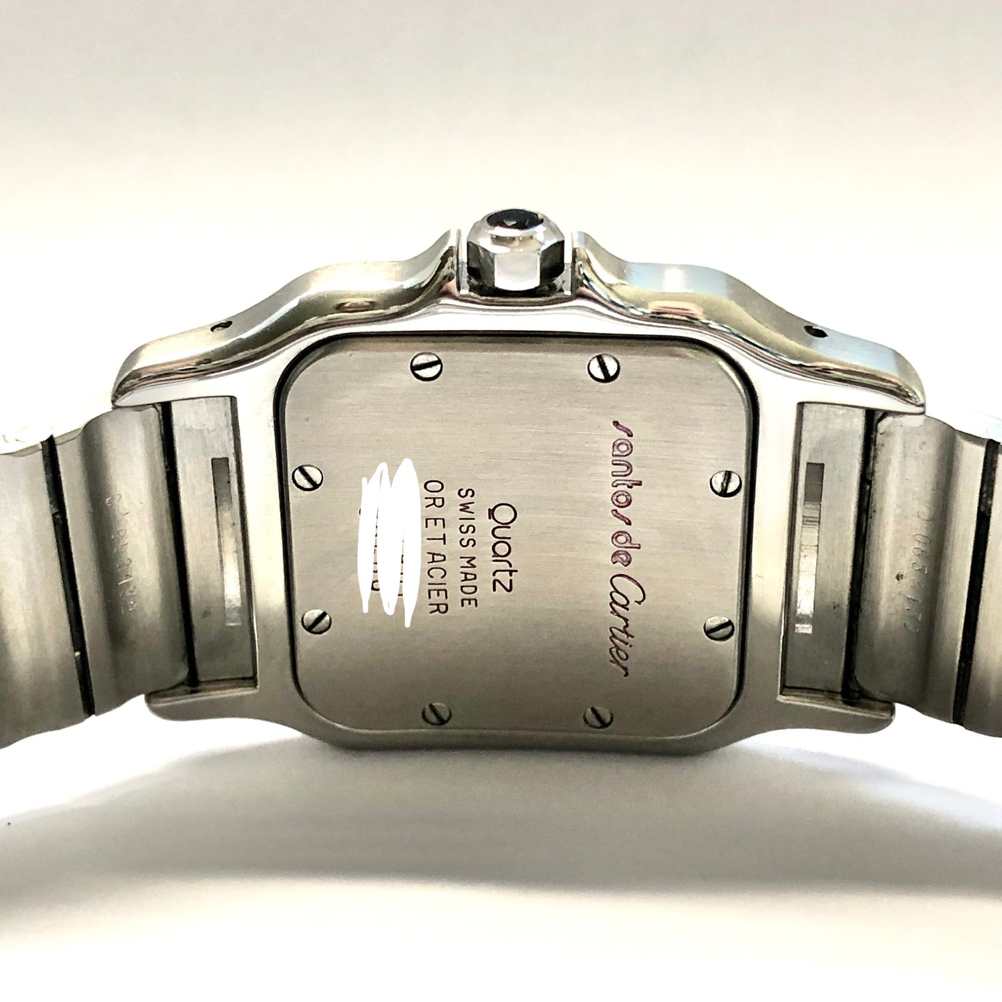 CARTIER SANTOS GALBEE 29mm Quartz 2 Tone 0.85TCW Diamond Watch