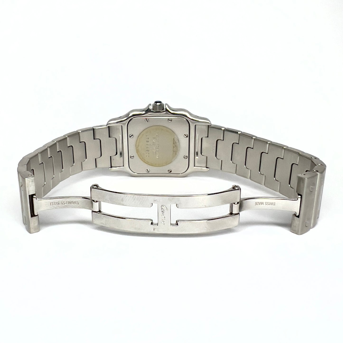 CARTIER SANTOS GALBEE 29mm Quartz Steel 1.57TCW Diamond Watch NEW Model