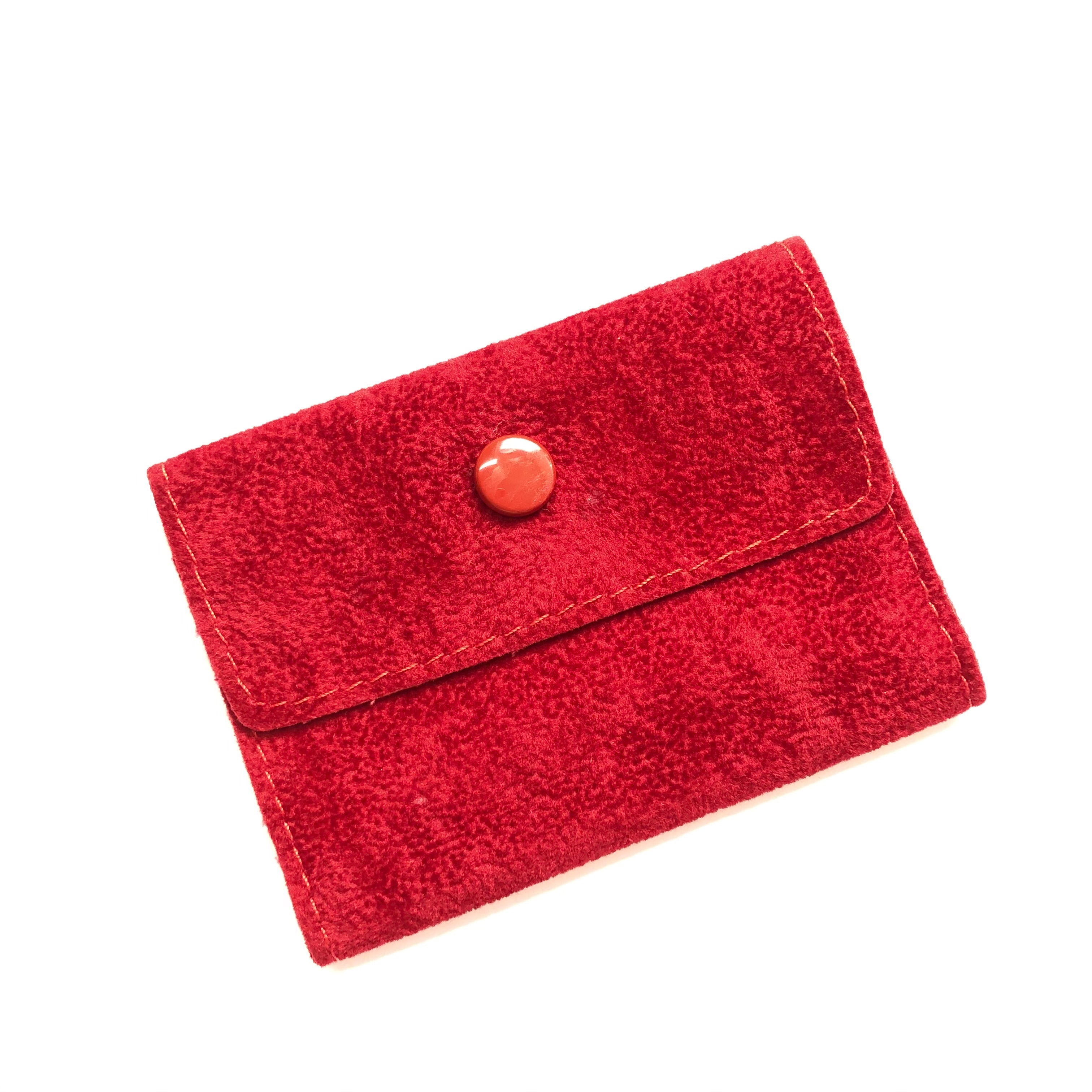 Cartier red jewelry pouch popular