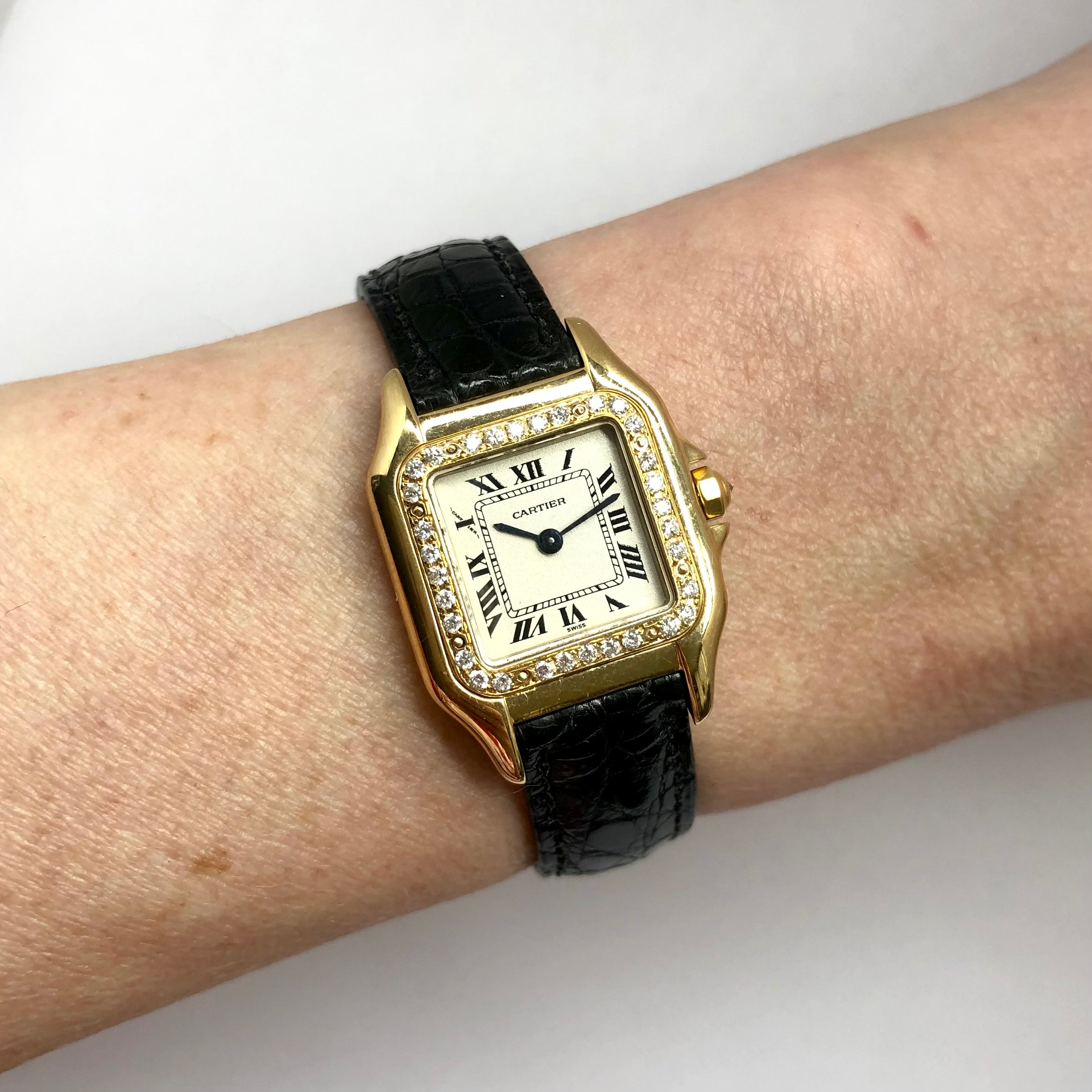 Cartier panthere outlet watch 18k