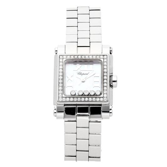 CHOPARD HAPPY SPORT 35mm Steel 5 Floating DIAMOND Watch