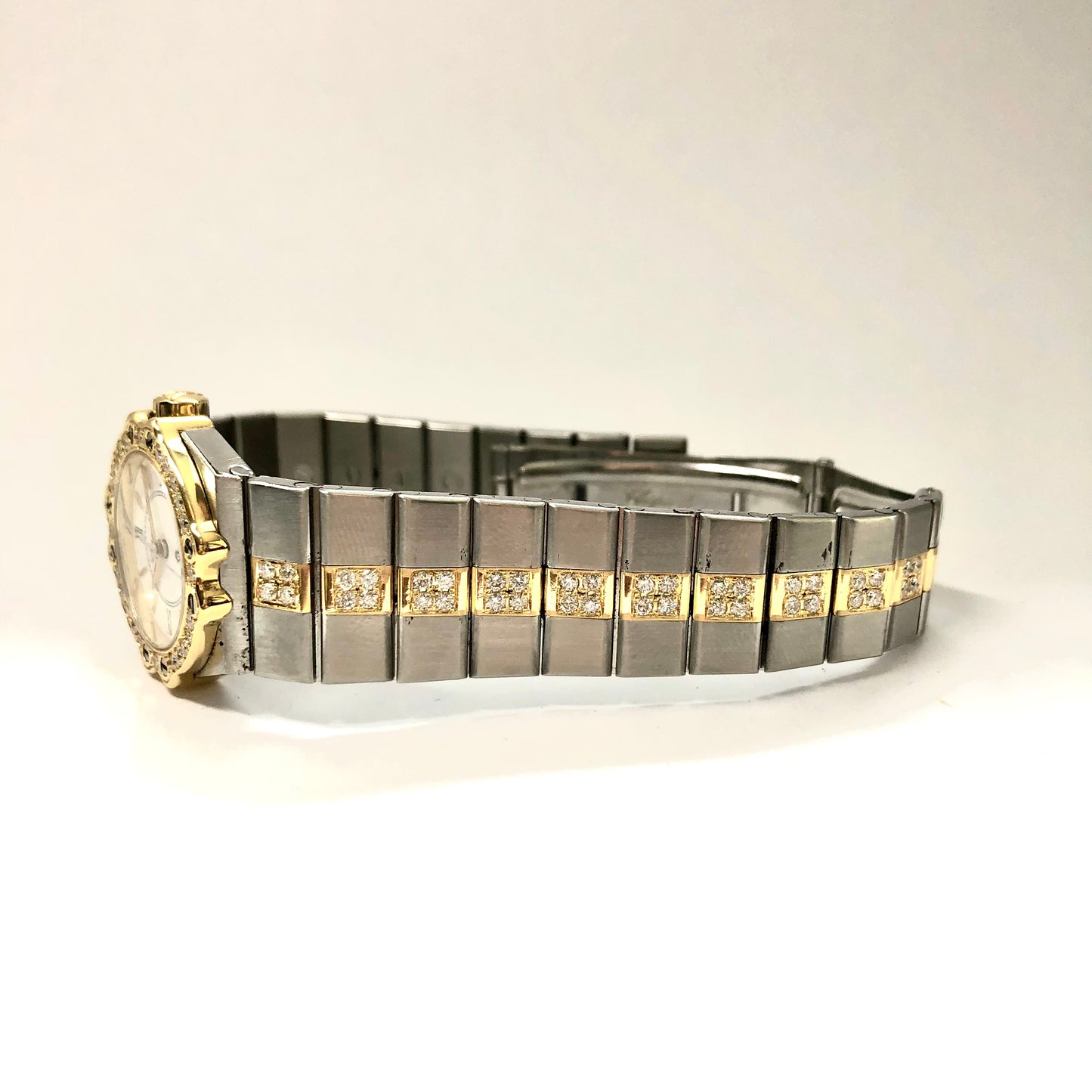 CHOPARD ST. MORITZ Quartz 24mm 2 Tone 1.41TCW Diamond Watch