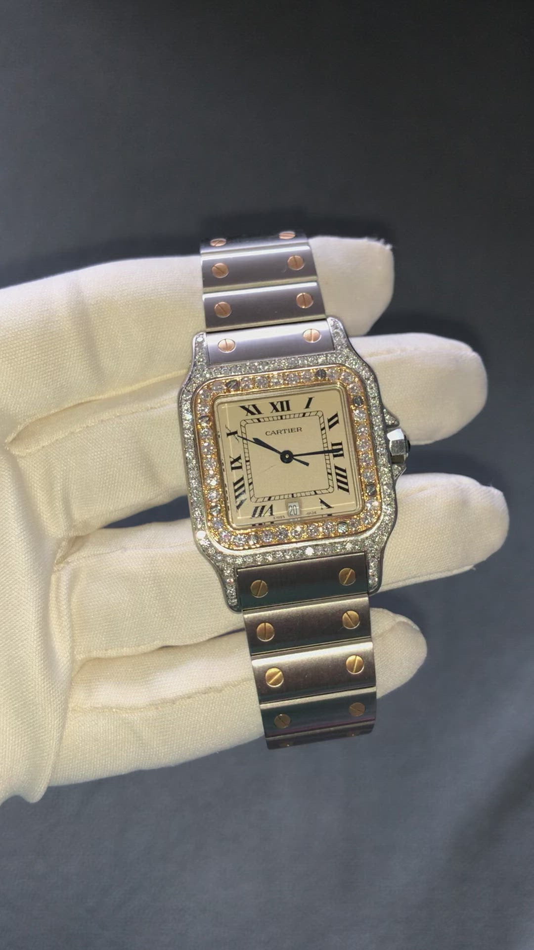 cartier santos galbee 29mm